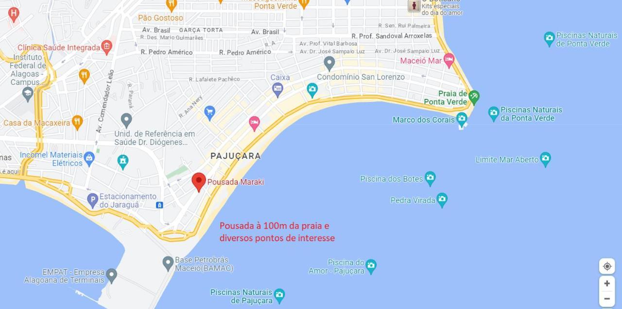 Pousada Maraki Hotel Maceió Kültér fotó